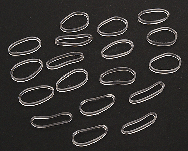 Super Traction Tire Assortment pkg(18) - Steam Locos -- Medium