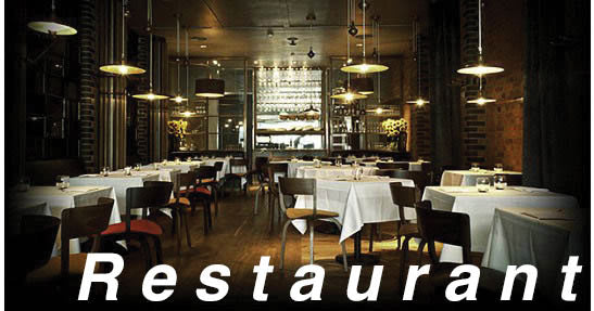 Picture Window Photo Interior - Restaurant -- Fits 3 to 3-1/2"  7.6 to 8.9cm Wide x 1-5/8"  4.1cm Building Storefront