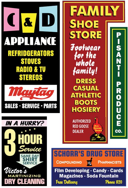 Large Wall Signs -- Set No. 2