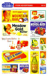 Generic Paper Signs for Billboards -- Food Advertising Large & Small Signs - Fits #933-3133 (Sold Separately)