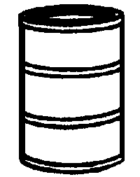 Oil Drums pkg(12) -- Plain - Unpainted