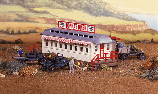 Donna's Diner -- 4-3/16 x 1-3/8"