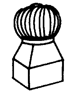 Cyclone Vents (Plastic; pkg(3)