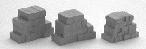 Boxes Stacked on Floor-Small
