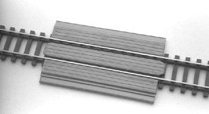 Wooden Plank Grade Crossing