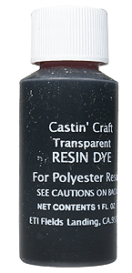 Transparent Dye -- Red 1 oz