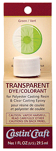 Transparant Casting Dye -- Green