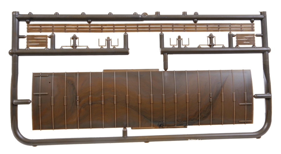 40' Round Freight Car Roof pkg(3)
