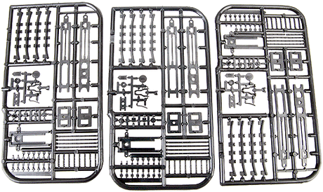 Super Detailing Accessories -- Turnout (Switch) Detail Parts - Kit pkg(3)