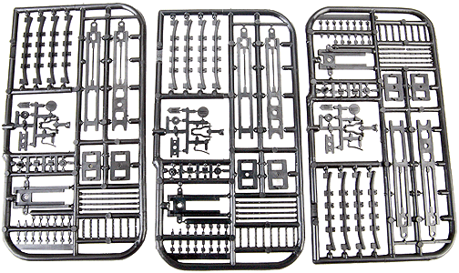 Super Detailing Accessories -- Turnout (Switch) Detail Parts - Kit pkg(3)