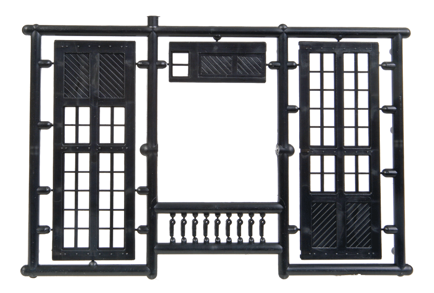Super Detailing Accessories -- Large Double Shop Doors  3 Pairs