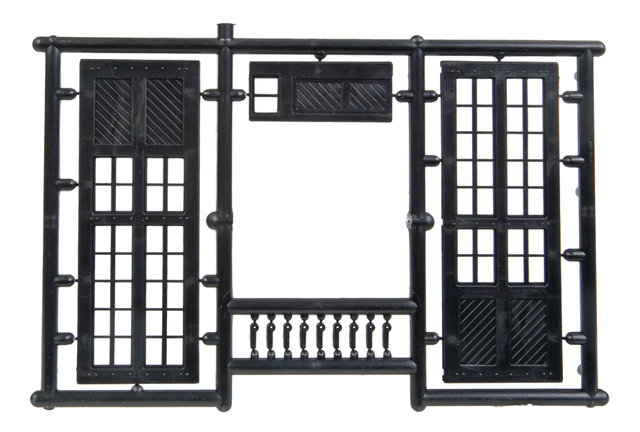 Super Detailing Accessories -- Large Double Shop Doors  3 Pairs