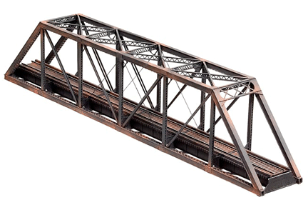 Through-Truss - Single Track - Kit -- Lattice-Style Portals - 11-15/32"  29.1cm (Scale 153'  46.6m)