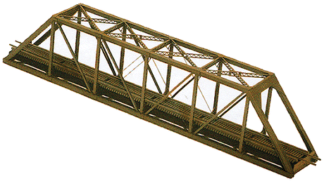 Through-Truss Bridge -- Kit - Modern Portals, Single Track 11-15/32"  29.1cm (153 Scale Feet)