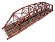 200' Double-Track Heavy-Duty Laced-Parker-Truss Bridge -- Kit - 28-1/4 x 4-3/4"  71.8 x 12.1cm