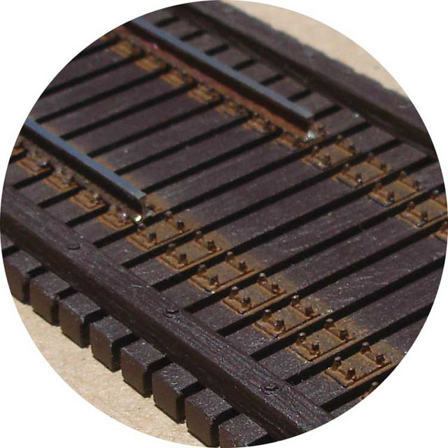 25' Bridge Tie Sections pkg(8) -- Classic 25' Bridge Ties & Stringers - No Guard Rail
