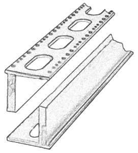 Punchplate Bridge Girders -- Kit - 5-7/8" 14.9cm Long pkg(10)