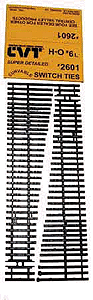 CVT Curvable Switch Tie Strip -- #6 Left