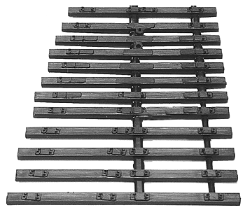CVT Curvable Switch Tie Strip -- #9 Left