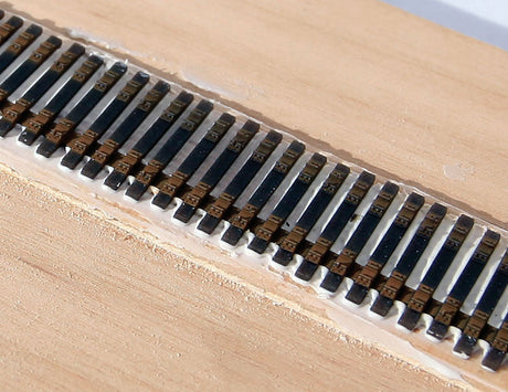 Code 55 Mainline Ties - Curvable Strip -- Each: 12"  30.5cm pkg(50)-2