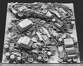 Automotive junk pile