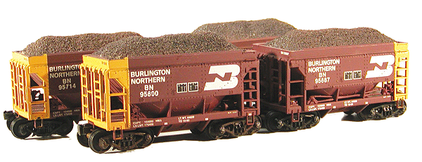 Taconite Load 4-Pack -- Fits Walthers 932-4400 & 4500 Series Minnesota Ore Cars