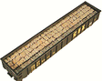 Cast Resin Freight Car Load -- Baled Scrap Load for Gondolas (car sold separately)