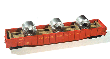 Cast Resin Freight Car Load -- Coil Steel for Gondola (car sold separately)