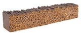 Cast Resin Freight Car Load -- Pulpwood for WalthersMainline 60' Bulkhead Flatcars (sold separately)-1