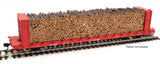 Cast Resin Freight Car Load -- Pulpwood for WalthersMainline 60' Bulkhead Flatcars (sold separately)-2