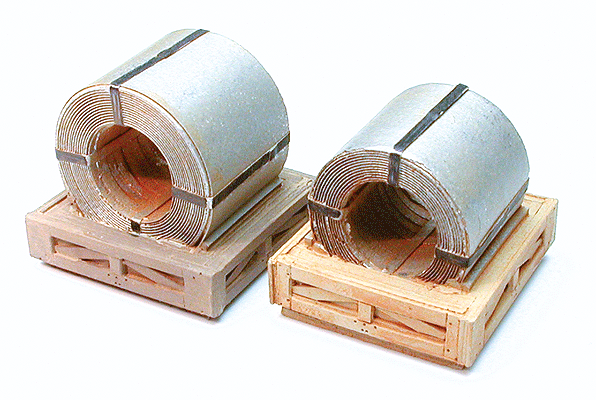 Medium Single Palleted Coils Load -- For HO & O =  Includes 2, 1" Diameter Coils & 2, .8" Diameter Coils