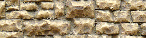 Flexible Random Stone Wall w/Self-Adhesive Backing -- Medium Stones - 13 x 3-1/4"  35.6 x 8.3cm