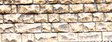 Flexible Cut Stone Wall with Self-Adhesive Backing -- Small Stones - 13 x 3-3/8"  33 x 8.6cm