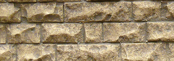Flexible Cut Stone Wall w/Self-Adhesive Backing -- Medium Stones - 13-1/4 x 3-3/8"  33.7 x 8.6cm