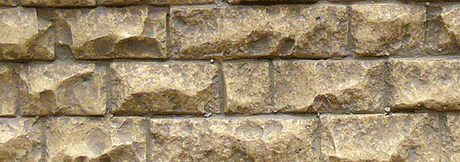 Flexible Cut Stone Wall w/Self-Adhesive Backing -- Medium Stones - 13-1/4 x 3-3/8"  33.7 x 8.6cm