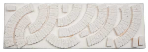 Flexible Vinyl Stone Wall Arches - Style 1 -- 6 Small & 5 Medium: 2-1/2" & 4-5/8"  6.3 & 11.7cm