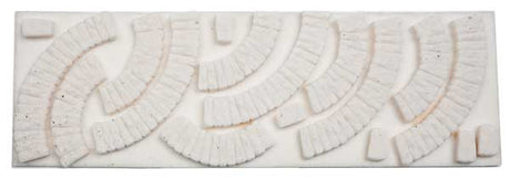 Flexible Vinyl Stone Wall Arches - Style 1 -- 6 Small & 5 Medium: 2-1/2" & 4-5/8"  6.3 & 11.7cm