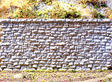 Random Stone Retaining Wall -- Medium - 7 x 3-3/8"  17.8 x 8.6cm