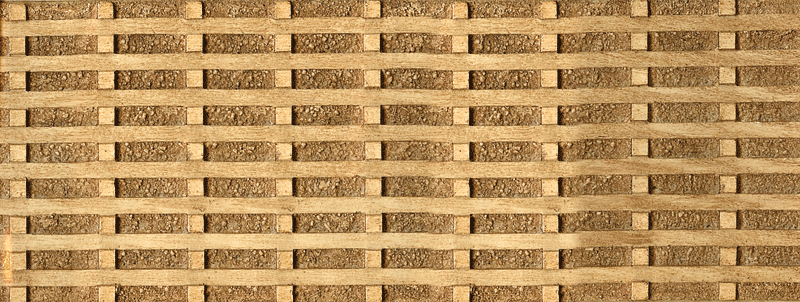 Flexible Timber Cribbing Sheet -- Large for HO, S & O Scales 3-3/4 x 12"  9.5 x 30.5cm-1