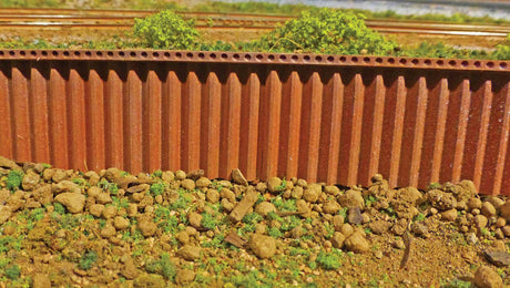 Flexible Steel Cribbing Sheet -- Medium for HO Scale: 3-3/4 x 12"  9.5 x 30.5cm