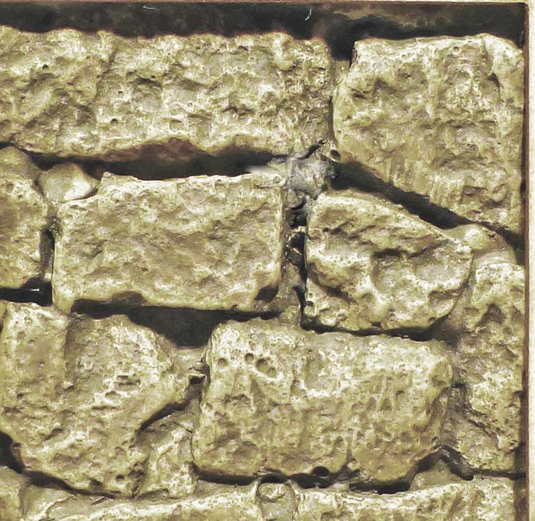 Flexible Sea Wall Sheet -- Large for HO, S & O Scales 3-3/4 x 12"  9.5 x 30.5cm-1