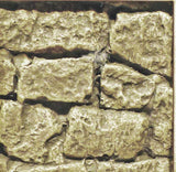 Flexible Sea Wall Sheet -- Large for HO, S & O Scales 3-3/4 x 12"  9.5 x 30.5cm-1