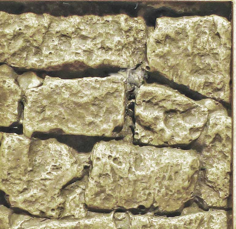 Flexible Sea Wall Sheet -- Large for HO, S & O Scales 3-3/4 x 12"  9.5 x 30.5cm-1