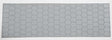 Flexible Vinyl Wall -- Modern Concrete Cruciform (Cross-shaped) Pattern 11-7/8 x 3-3/4" 30.1 x 9.5