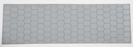 Flexible Vinyl Wall -- Modern Concrete Cruciform (Cross-shaped) Pattern 11-7/8 x 3-3/4" 30.1 x 9.5