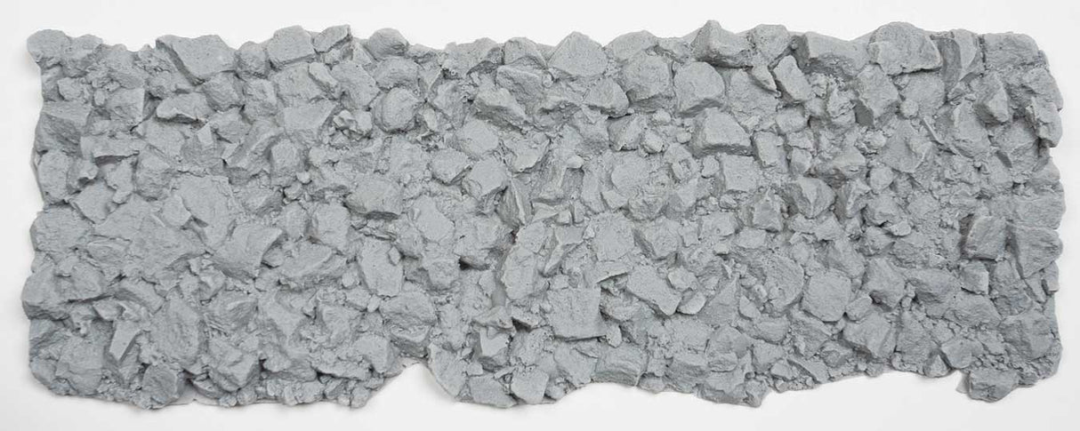 Flexible Textured Freight Car Load Sheets -- Stone Rip Rap - Large 11-1/2 x 4"  29.2 x 10.1cm