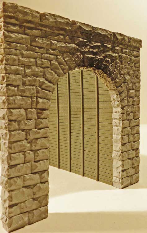 Flexible Timber Retaining Wall -- Small for HO & N Scales - 3-3/4 x 12"  9.5 x 30.5cm-3