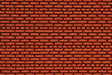 Flexible Dark Red Brick Wall Sheet 2-Pack -- Small for HO & N Scales 3-3/4 x 12" 9.2 x 30.5cm