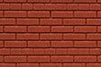 Flexible Dark Red Brick Wall Sheet 2-Pack -- Large for HO, S & O Scales - 3-3/4 x 12" 9.5 x 30.5cm