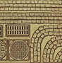 Flexible Roadway - Cobblestone Street Details -- Medium for HO Scale (Matches #214-8656)